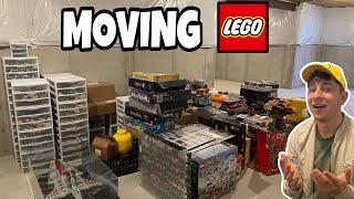 Moving My ENTIRE Lego Collection in 24 Hours