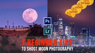 7 EASY tips to get GREAT MOON photography EVEN IF you’re a beginner