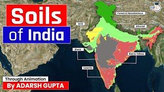 Soils of India Explained through 3D Animation  Indian Geography  UPSC GS1