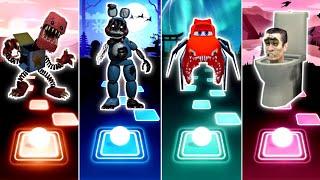Booy Boo  Five Ninghts  McQueen Eater  Skibidi Toilet  Tiles Hop. Who Is Best?