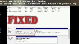 Repair Windows Boot Partition  Includes files and partitioning