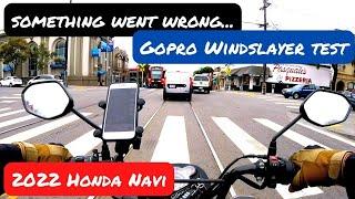 SOMETHING WENT WRONG WITH MY HONDA NAVI NOT REALLY  GOPRO WINDSLAYER TEST  STORYTIME  DELIVERY