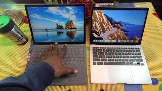 MicroSoft Surface Laptop 3 vs Apple MacBook Air M1 Speakers Comparison