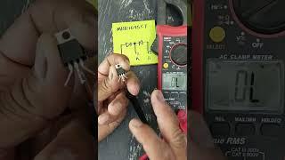 how to test Schottky rectifier MBR1645CT #shorts