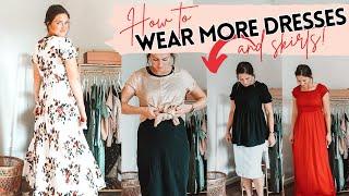 Modest Outfits Simple tips to wear dresses and skirts more  Modest Try-on