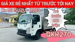 ISUZU QKR270 2023 - GIÁ CỰC TỐT TRONG THÁNG 72023 - XE TẢI ISUZU 2.790 KG THÙNG KÍN #xetaiisuzu