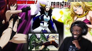 ELFMAN VS BACCHUS  Fairy Tail Episode 161 162 163 Reaction  MIRAJANE VS JENNY