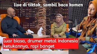 ibu Desy drummer PNS yg viral lagu DEWA enteng banget