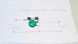 Varistor protection. How a varistor works