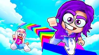 Two Player RAINBOW Obby  Roblox