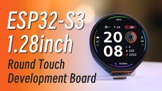 1.28 Round LCD Touch Display Type-C ESP32-S3 Development Board Accelerometer&Gyroscope Sensor