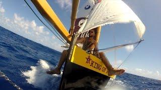 Sailing SOLO ACROSS ATLANTIC on plywood dinghy sailboat