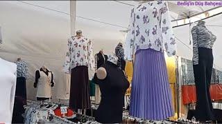 FATİH ÇARŞAMBA PAZARIELBİSELER 250 TLTUNİK 250 TLGÖMLEK 250 TLDEN BAŞLIYOR #vlog #fashion #vlogs