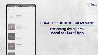 Join the Vocal for Local Movement #HomeHongeyKaamyaab
