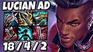 Lucian vs Jhin ADC  TripleKill  Lol Korea Master Patch 14.17 