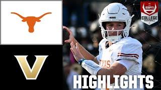 Texas Longhorns vs. Vanderbilt Commodores  Full Game Highlights  ESPN College Football