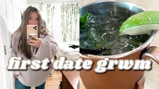 get ready with me for a date with a boy  first date grwm