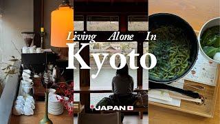 Kyoto Japan Vlog  one day trip to UJI  matcha foods most underrated city cozy bars