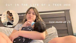 A DAY IN MY LIFE WITH A NEWBORN  TEEN MOM AT 16