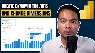 Show MORE INFO using DYNAMIC TOOLTIPS  Change Dimension with Field Parameters  A Power BI Guide