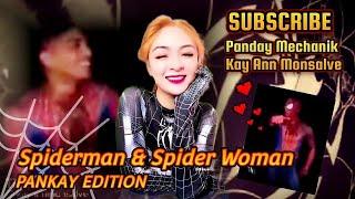KAY ANN MONSALVE AND PANDAY MECHANIC SPIDER COSTUME  SOLID PANKAY