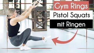 Pistol Squats SCHNELL LERNEN - Gym Rings Tutorial  PULSUS fit