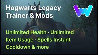 Hogwarts Legacy Trainer +11 Mods Instant Spells Cooldown One-Hit Kills Unlimited Health & More