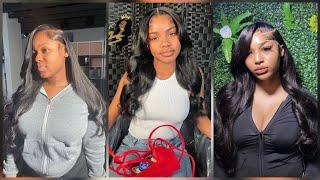 Glue in Quick Weave Compilation  Sew ins and Glue ins of 2022