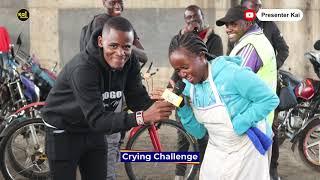 CRYING CHALLENGE with Presenter Kai  NAKURU 