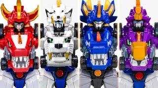 TubaN DinoCore Ultra D Buster Series Tyranno Stego Saber VS D Saver Cerato Transformation