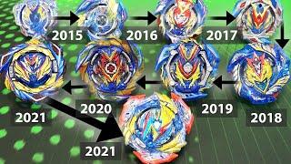 VALKYRIE TIMELINE BATTLE  2015-2021 Ultimate Valkyrie VS ALL Valkyrie Evolutions  Beyblade Burst