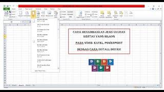 totorial solusi terbaik cara mengembalikan ukuran kertas hilang di word excel dan powerpoint