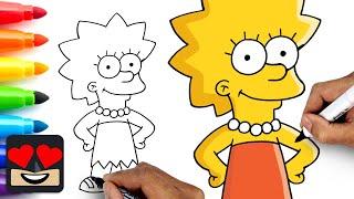 How To Draw Lisa Simpson  The Simpsons