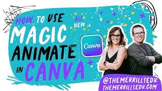 How to Use Magic Animate in Canva