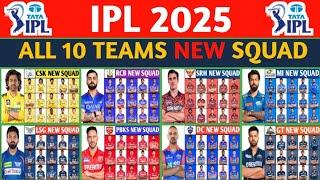 IPL 2025 All Team Squad IPL 2025 10 Teams Players List TATA IPL 2025 Squad IPL 2025