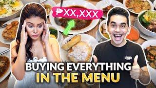 BUYING EVERYTHING IN THE MENU  IVANA ALAWI