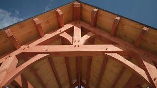 Building a Timber Frame Pavilion from a Kit  Authentic Timber Framing