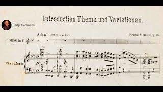 Franz Strauss - Introduction Theme and Variations Op. 13 1875