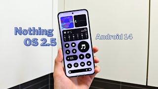 Nothing OS 2.5 Android 14 on Nothing Phone 2 All the Changes