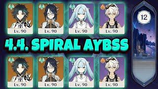 4.4 Spiral Abyss C0 F2P Xianyun & C0 Xiao  Genshin Impact