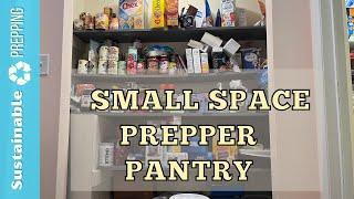 A Real Life Small Space Prepper Pantry