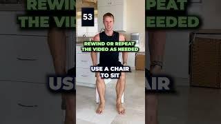 A great way to work your knees from a chair  #seniorfitness