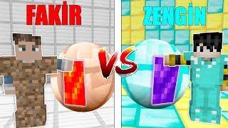 ZENGİN PORTALI VS FAKİR PORTALI  - Minecraft