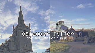 ୨୧ how to edit videos like vintage camcorder  vintage capcut filter  aesthetic  dreamyesthetic 