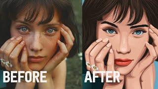 Vector art easy dont worry try it  vector art tutorial in illustrator  Vector Art