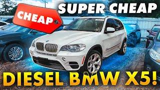 I Found a Cheap Diesel BMW x5 at Copart