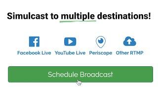 How to Stream to Facebook Live YouTube Live and Periscope Twitter Simultaneously