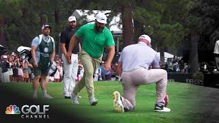 Highlights Travis and Jason Kelces American Century Championship Round 3  Golf Channel