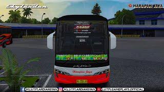 SHARE LIVERY. Harapan Jaya Ababil. Mod Skylander R22 Thien  Mod Bussid Terbaru V4.3