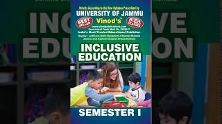 Vinod Jammu Sem 1 - Inclusive Education